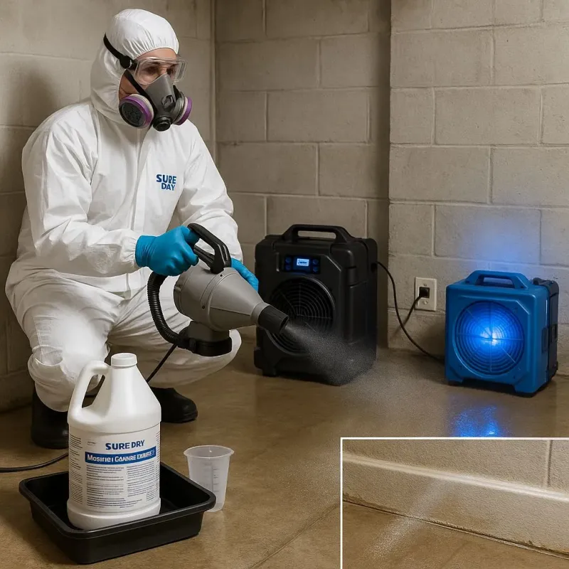 Sanitization and Odor Removal process in Mechanicsville, IA
