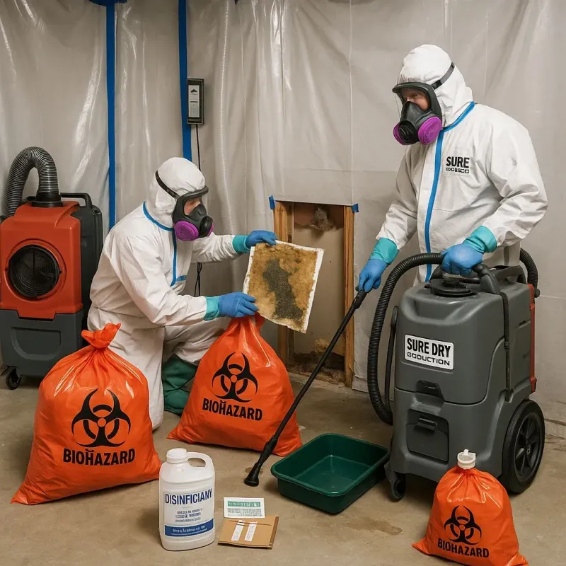 Contaminated Water Handling Protocols process in Mechanicsville, IA
